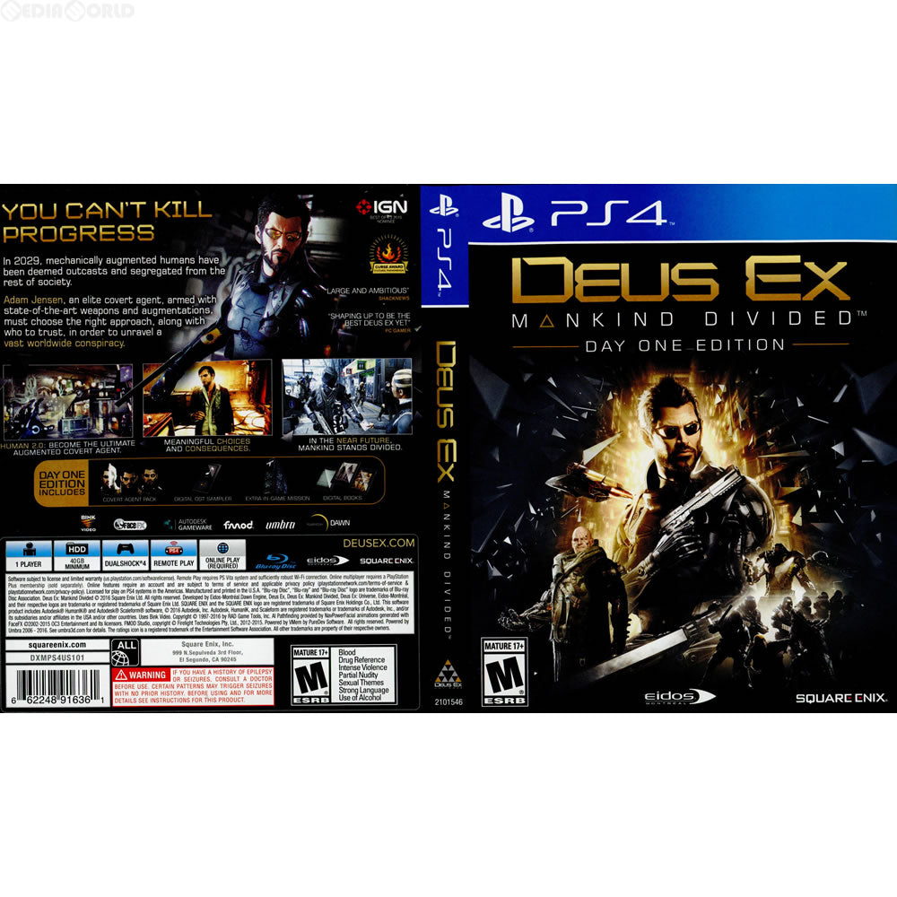 PS4]Deus Ex: Mankind Divided(デウスエクス マンカインド・ディバイデッド)(北米版)(2101546)