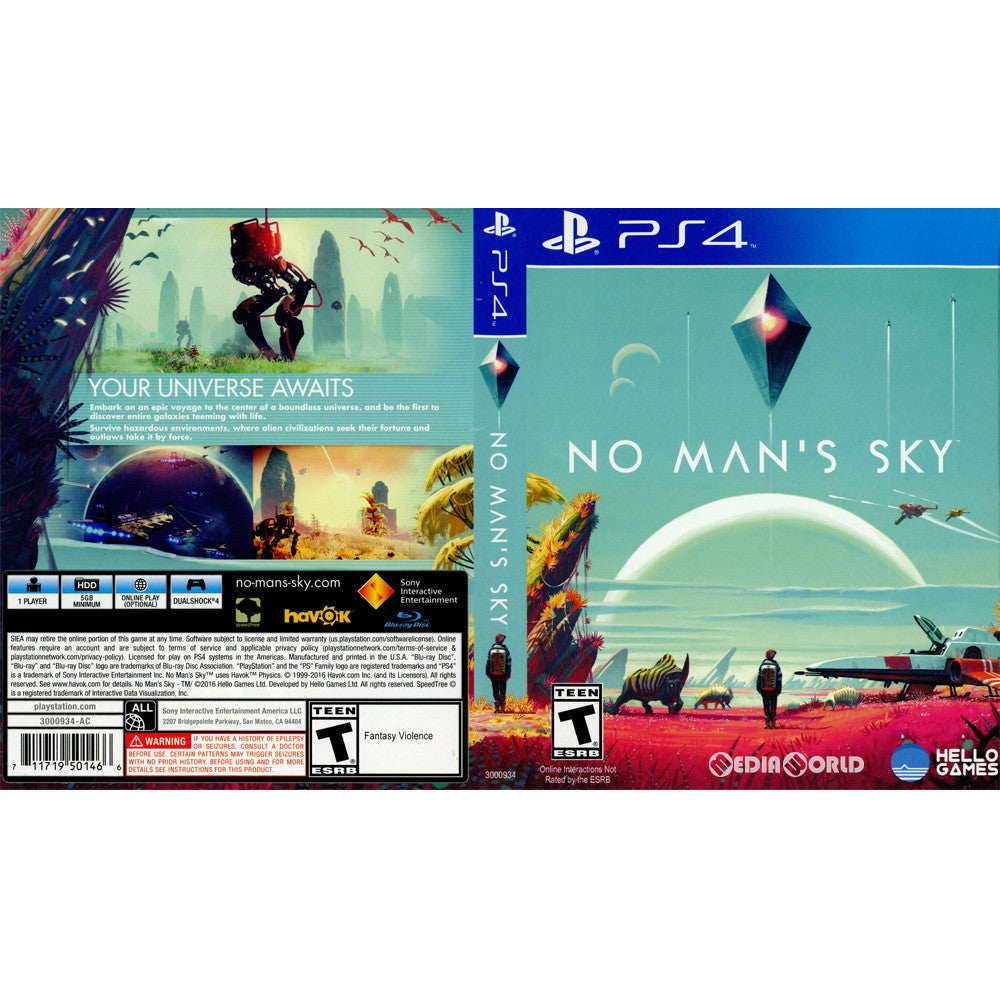 PS4]No Man's Sky(ノーマンズスカイ)(北米版)(3000934)