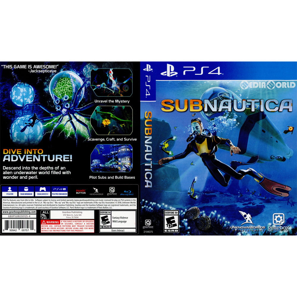 PS4]Subnautica(サブノーティカ)(北米版)(2104375)