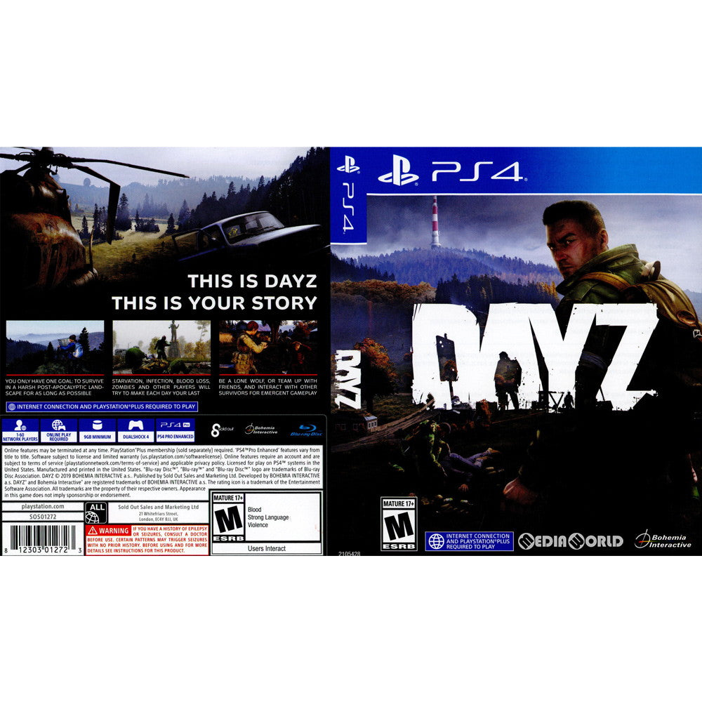 中古即納】[PS4]DayZ(デイズ)(北米版)(オンライン専用)(2105428)