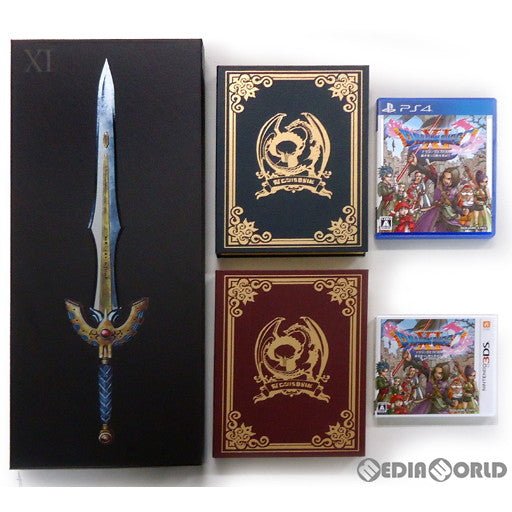 【中古即納】[PS4]一部オンラインショップ限定 ドラゴンクエストXI ダブルパック 勇者のつるぎボックス(ドラクエ11/DQ11)(20170729)