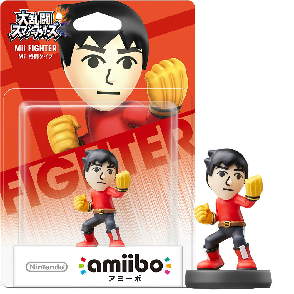 新発売の amiibo アミーボ Mii 格闘 剣術 大乱闘スマッシュブラザーズ