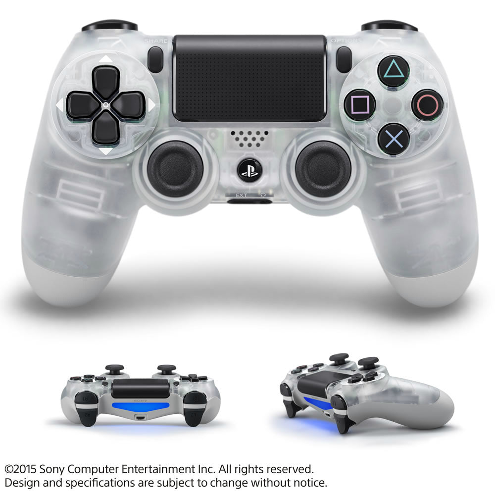 【新品即納】[ACC][PS4]ワイヤレスコントローラー デュアルショック4(DUALSHOCK4) クリスタル  SCE(CUH-ZCT1J09)(20151203)