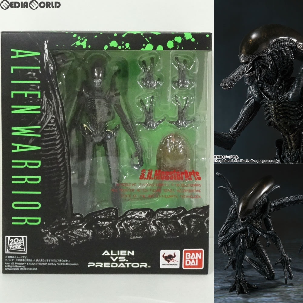 【中古即納】[FIG]S.H.MonsterArts(モンスターアーツ) エイリアン ウォーリア エイリアンVSプレデター 完成品 可動フィギュア  バンダイ(2014年1月)