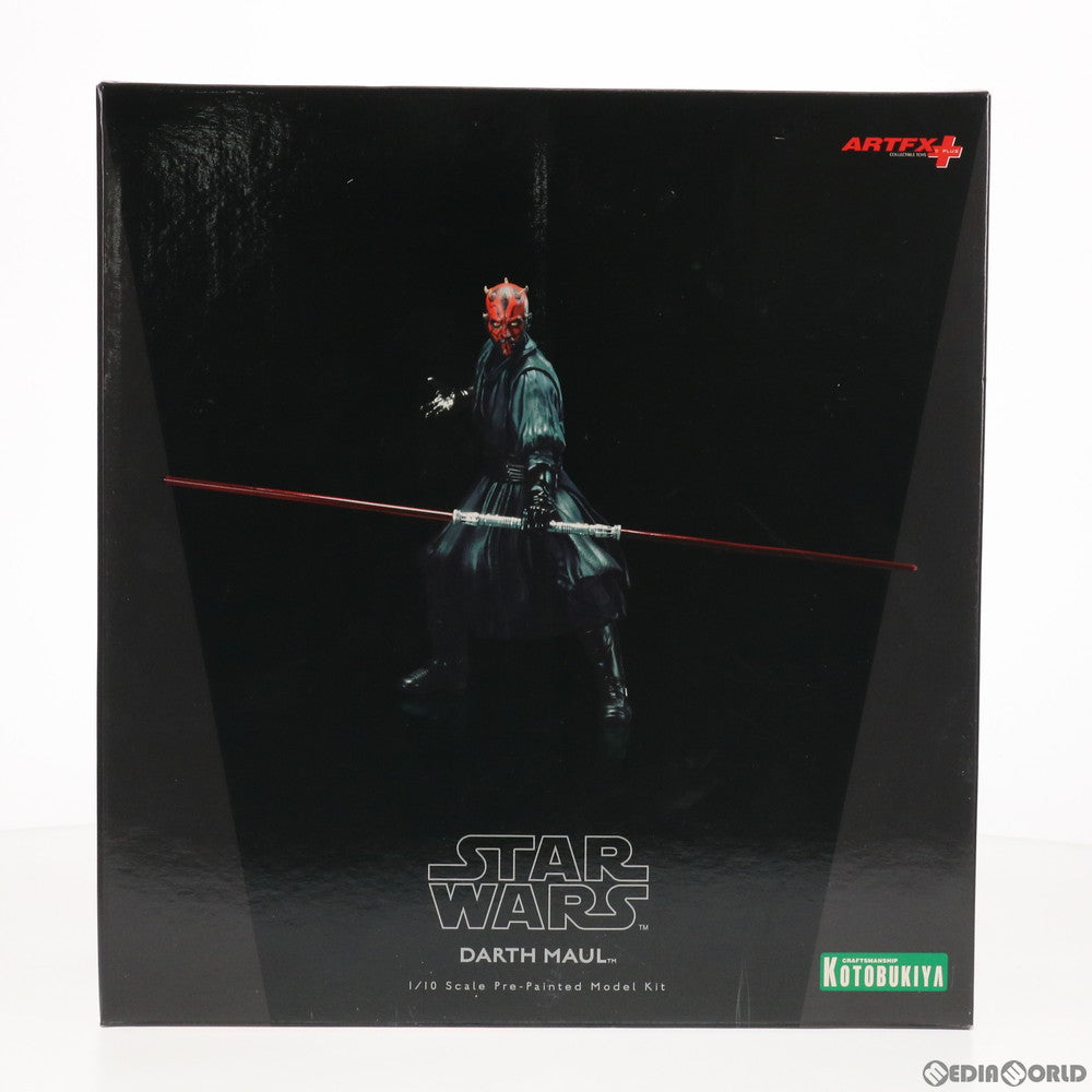 【中古即納】[FIG]ARTFX+ ダース・モール STAR WARS(スター・ウォーズ) エピソード1/ファントム・メナス 1/10 簡易組立キット  フィギュア(SW68) コトブキヤ(20120331)