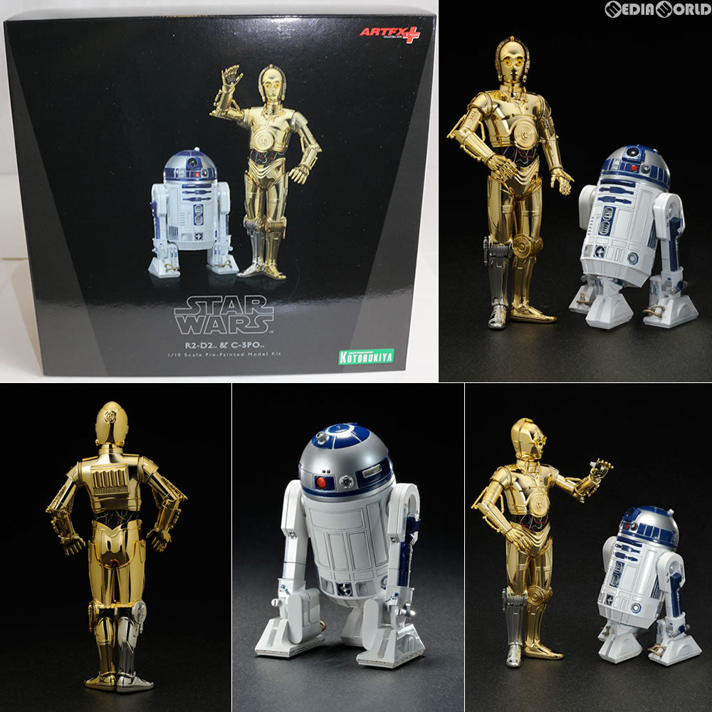【新品即納】[FIG]ARTFX+ R2-D2&C-3PO(再生産) スターウォーズ フィギュア コトブキヤ(20140918)