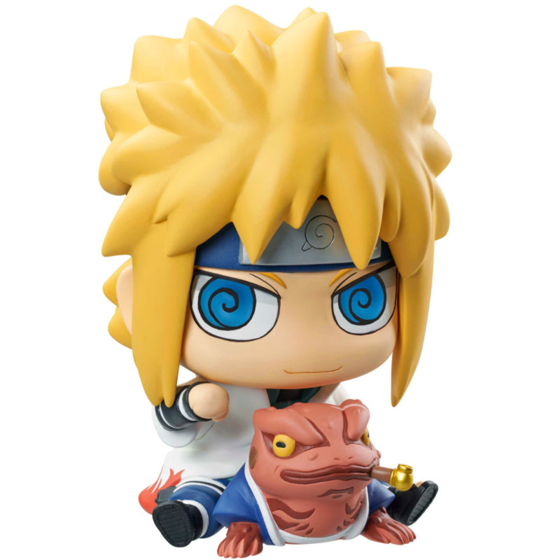 FIG]ちみメガソフビ ソフビで口寄せだってばよ! ミナトとガマブン太 NARUTO -ナルト- 疾風伝 メガハウス