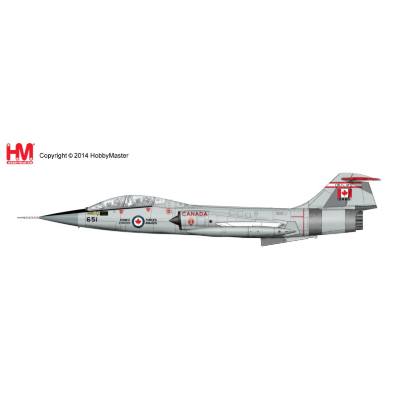 PTM]HA1060 1/72 CF-104D スターファイター カナダ空軍 104651 完成品 ホビーマスター