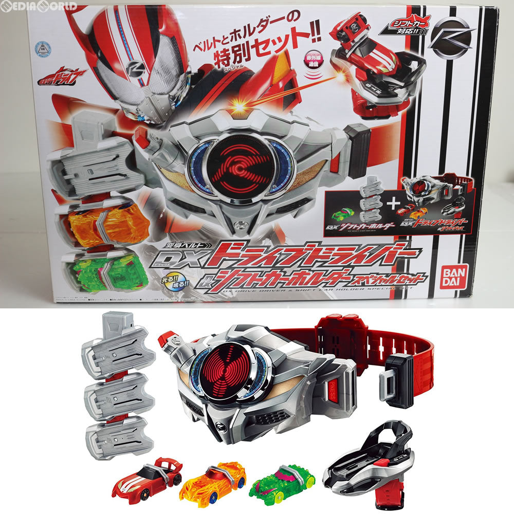 【新品即納】[TOY]仮面ライダードライブ DXドライブドライバー&シフトホルダー スペシャルセット バンダイ(20141004)