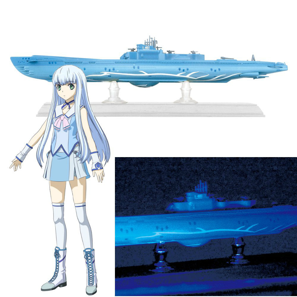 【新品即納】[PTM]蒼き鋼のアルペジオ-アルス・ノヴァ-DC 潜水艦 イ401 プラモデル アオシマ(20150207)