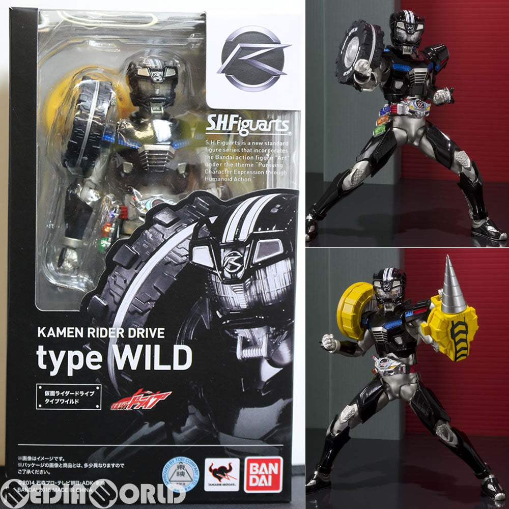 S.H.フィギュアーツ 仮面ライダードライブ タイプワイルド 約145mm PVC&amp;ABS製 塗装済み可動フィギュア qqffhab Amazon.co.jp: TAMASHII NATIONS S.H.フィギュアーツ 仮面