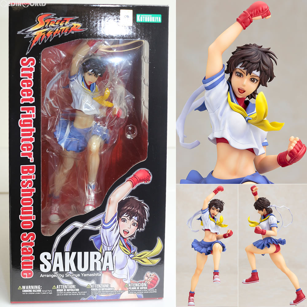 【新品即納】[FIG]STREET FIGHTER美少女 さくら ストリートファイター フィギュア コトブキヤ(20150828)