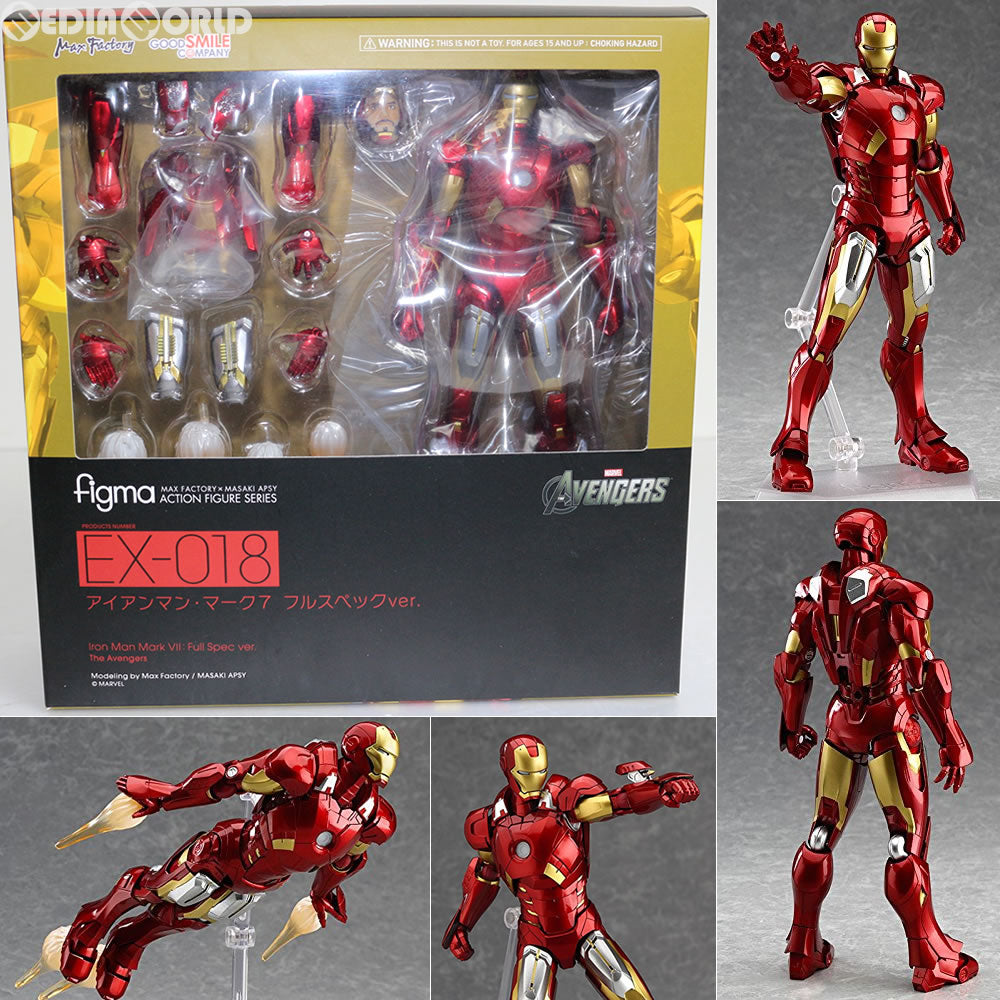 FIG]GOODSMILE ONLINE SHOP限定 figma(フィグマ) EX-018 アイアンマン・マーク7 フルスペックver.  アベンジャーズ 完成品 可動フィギュア グッドスマイルカンパニー