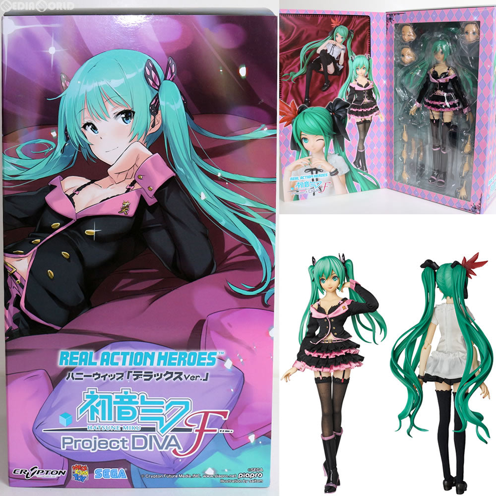 FIG]リアルアクションヒーローズ No.725 RAH 初音ミク -Project DIVA- F ハニーウィップ デラックスVer. 完成品 可動 フィギュア セガ・インタラクティブ