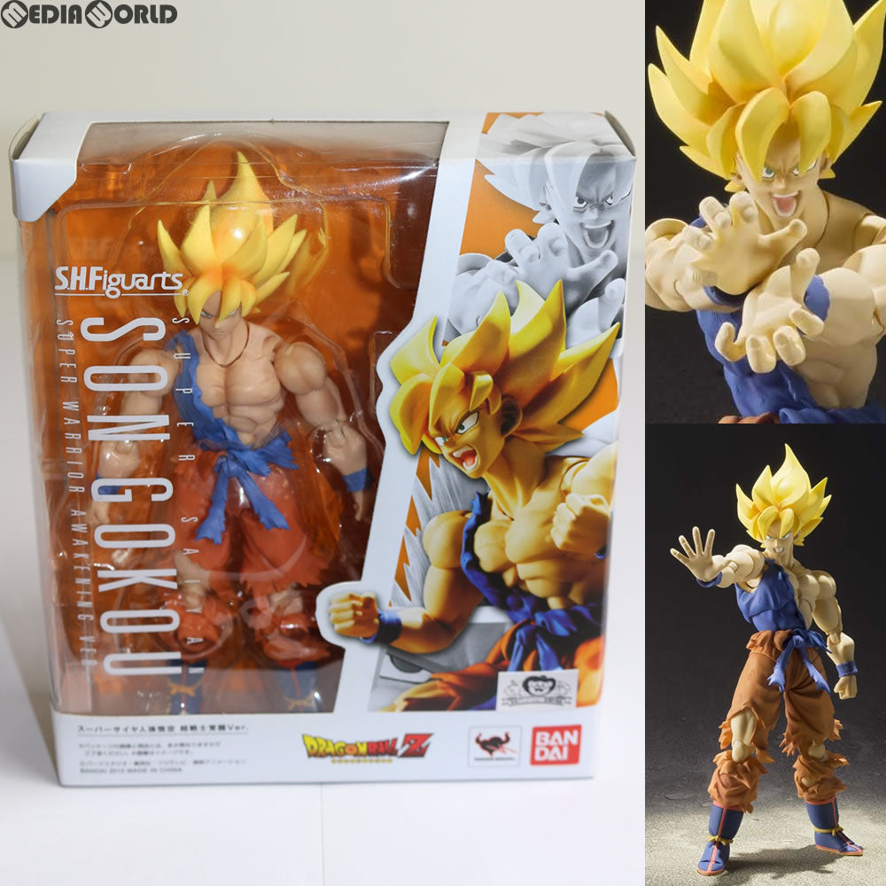 FIG]S.H.Figuarts(フィギュアーツ) スーパーサイヤ人孫悟空 超戦士覚醒Ver. ドラゴンボール 完成品 可動フィギュア バンダイ