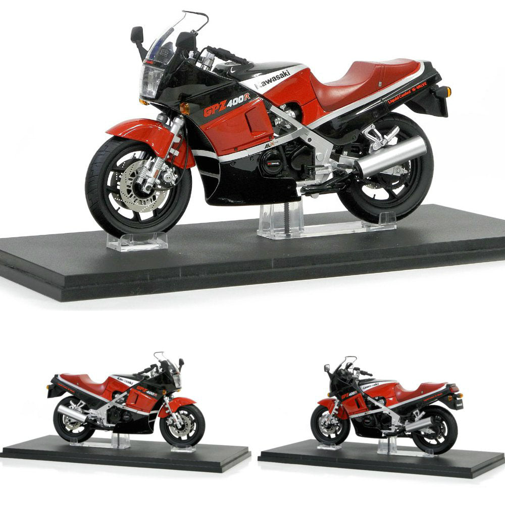 PTM]1/12 Kawasaki GPZ400R ブラック/レッド 完成品 MFP02BKR モデラーズ