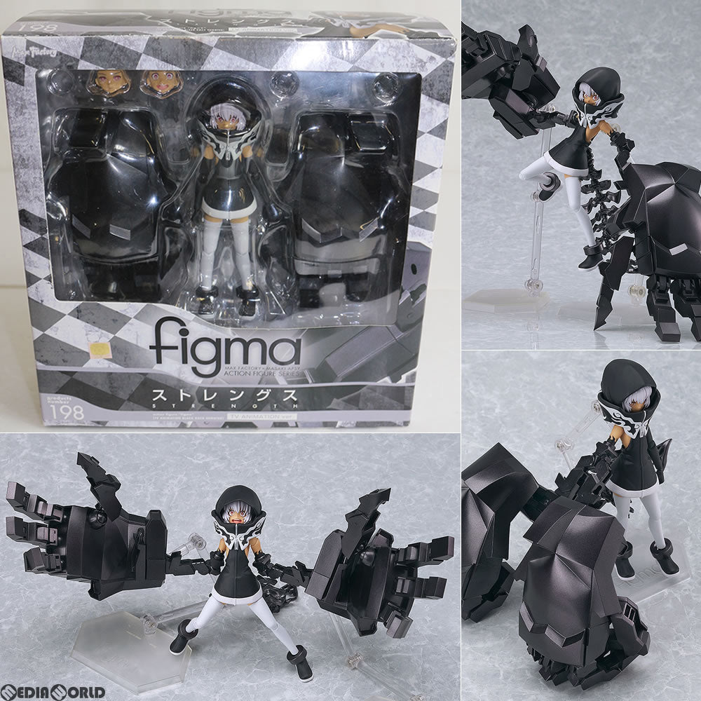 FIG]figma(フィグマ) 198 ストレングス TV ANIMATION ver. ブラック☆ロックシューター 完成品 可動フィギュア  マックスファクトリー