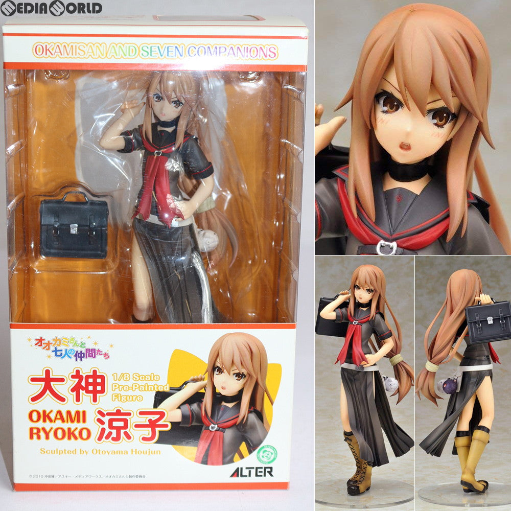 (未使用･未開封品)　オオカミさんと七人の仲間たち 大神涼子 (1/7スケール PVC塗装済み完成品) 7z28pnb Amazon | オオカミさんと七人の仲間たち 大神涼子 (1/8スケール
