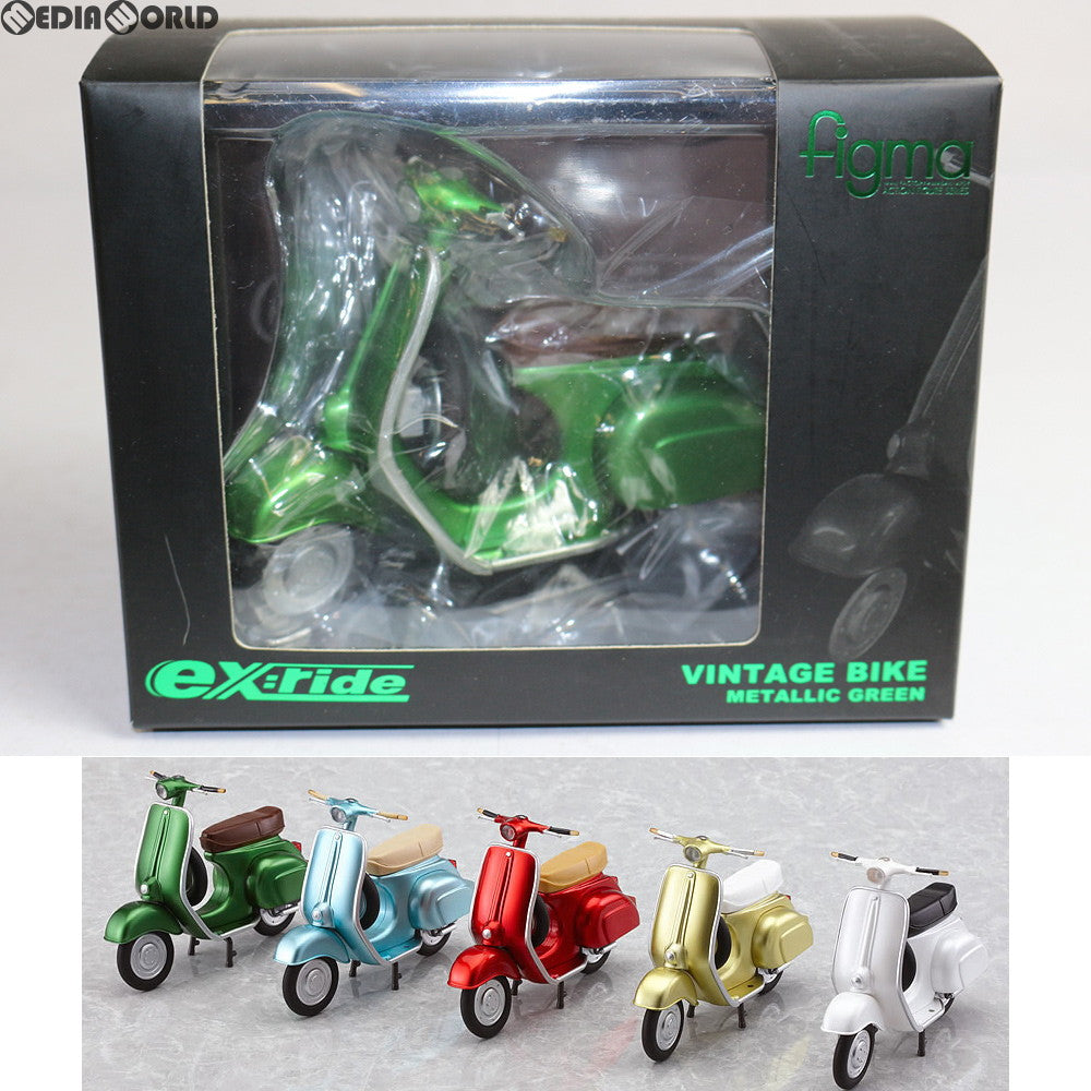 FIG]ex:ride ride.001 ヴィンテージバイク メタリックグリーン ex:ride 完成品 フィギュア FREEing(フリーイング)