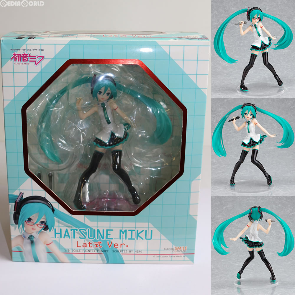 中古即納】[FIG]初音ミク Lat式 Ver.(らとしきばーじょん) キャラクターボーカルシリーズ01 初音ミク 1/8 完成品 フィギュア  グッドスマイルカンパニー