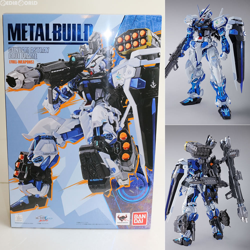 中古即納】[FIG]METAL BUILD ガンダムアストレイ ブルーフレーム(フル・ウェポン装備) 機動戦士ガンダムSEED ASTRAY(シード  アストレイ) 完成品 可動フィギュア バンダイ