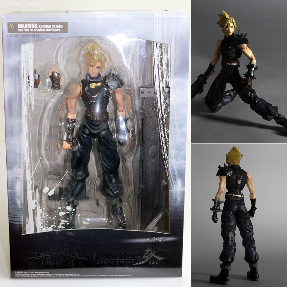 【中古即納】[FIG]PLAY ARTS改 -KAI-(プレイアーツ改) クラウド DISSIDIA FINAL FANTASY(ディシディア  ファイナルファンタジー) 完成品 可動フィギュア スクウェア・エニックス(20110715)