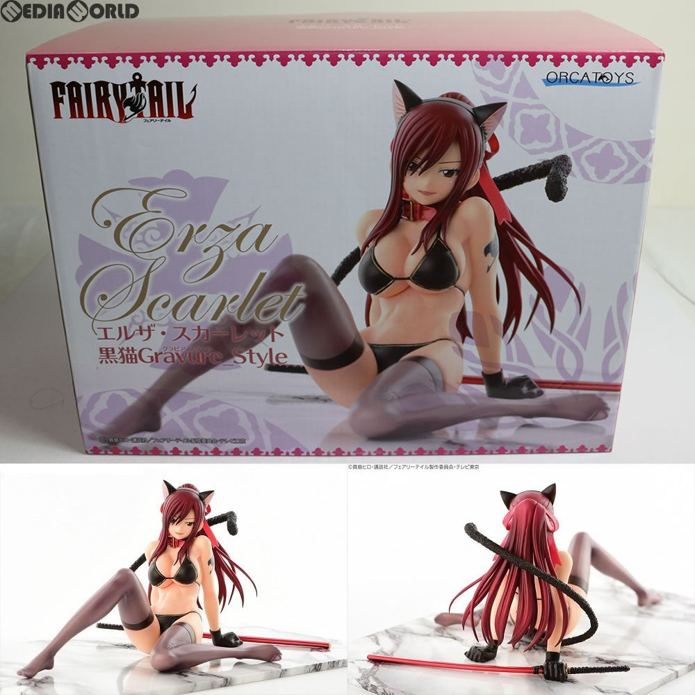 FIG]エルザ・スカーレット・黒猫Gravure_Style FAIRY TAIL(フェアリーテイル) 1/6 完成品 フィギュア オルカトイズ