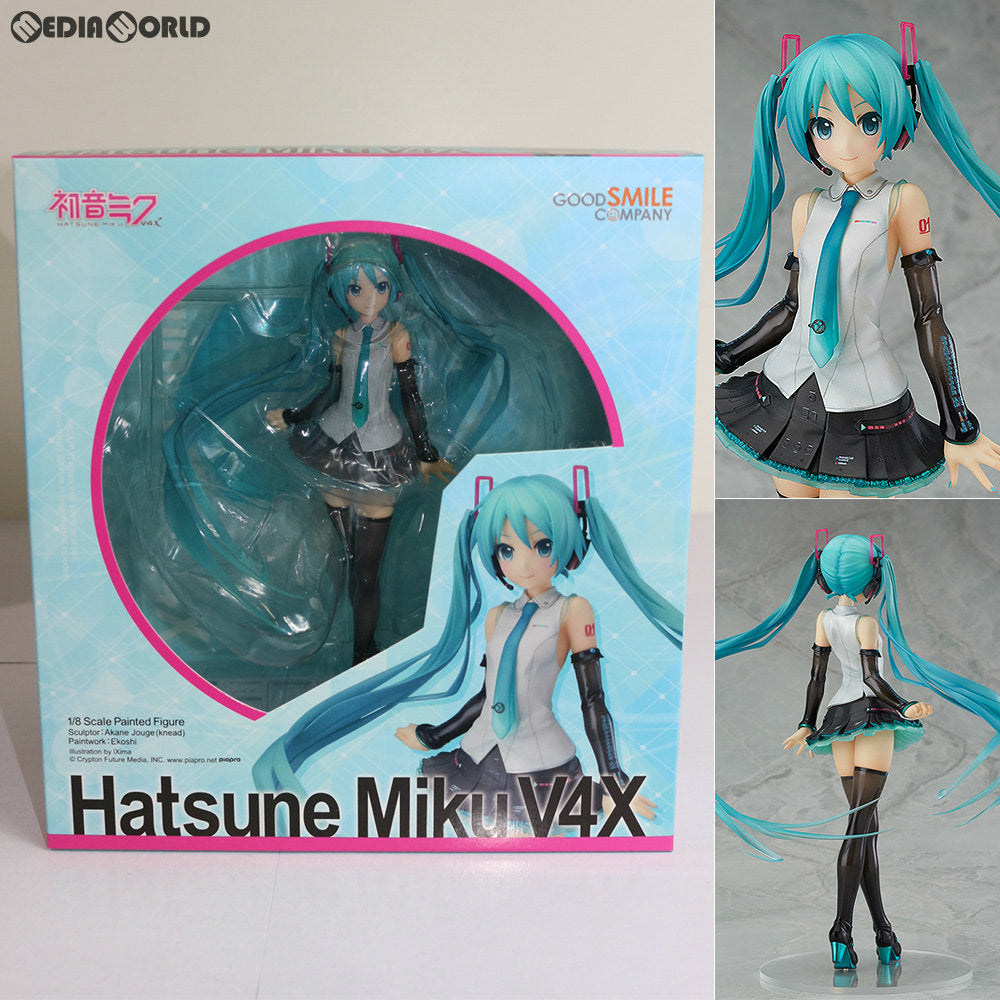 【中古即納】[FIG]初音ミク V4X キャラクター・ボーカル・シリーズ01 初音ミク 1/8 完成品 フィギュア  グッドスマイルカンパニー(20180524)