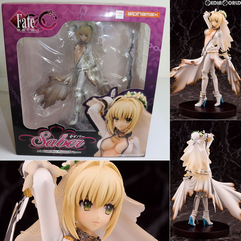 【中古即納】[FIG](再販)セイバー Fate/EXTRA(フェイト エクストラ) CCC 1/8 完成品 フィギュア(AX-0169)  アルファマックス(20170820)