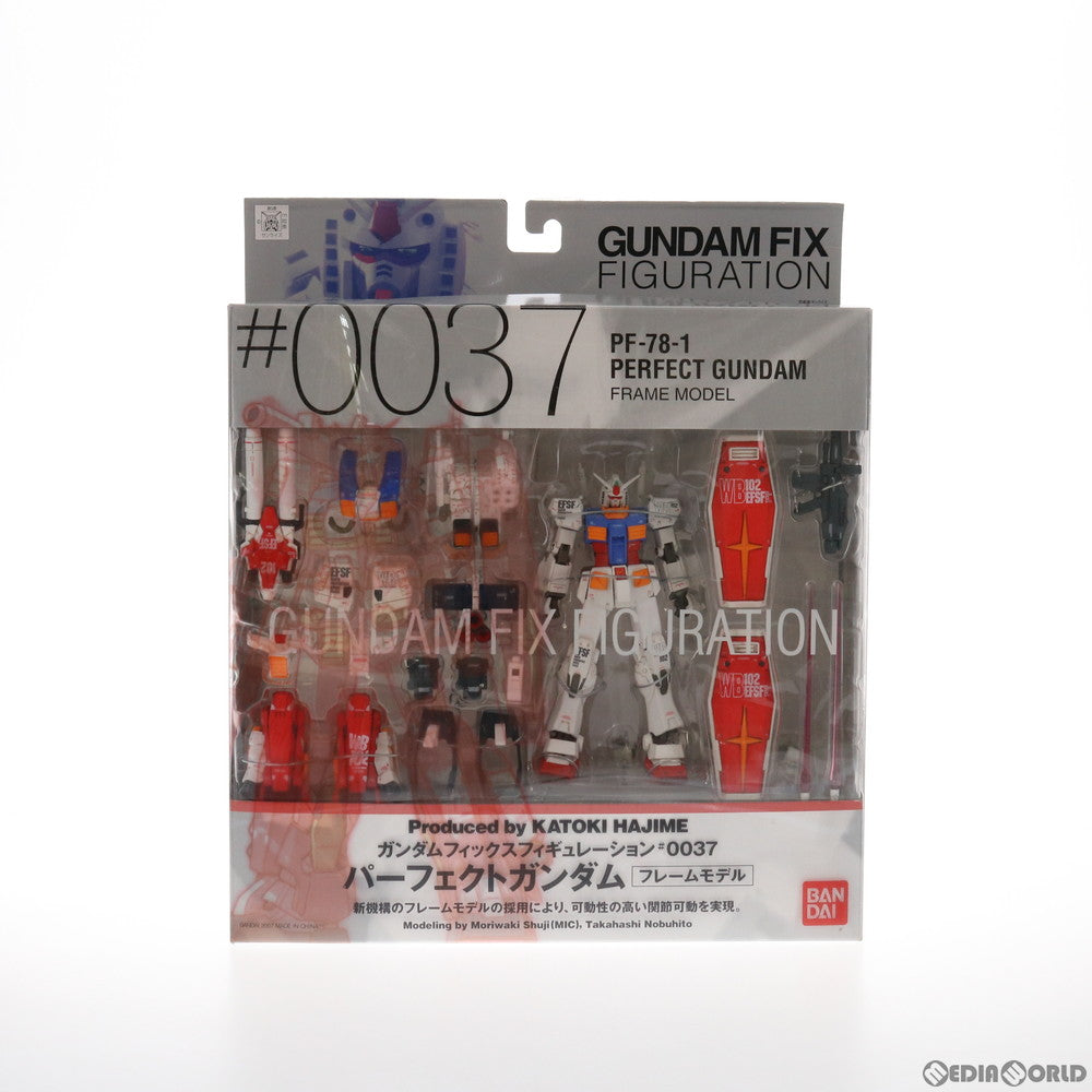 【中古即納】[FIG]GUNDAM FIX FIGURATION #0037 PF-78-1 パーフェクトガンダム プラモ狂四郎 完成品  可動フィギュア バンダイ(20071130)