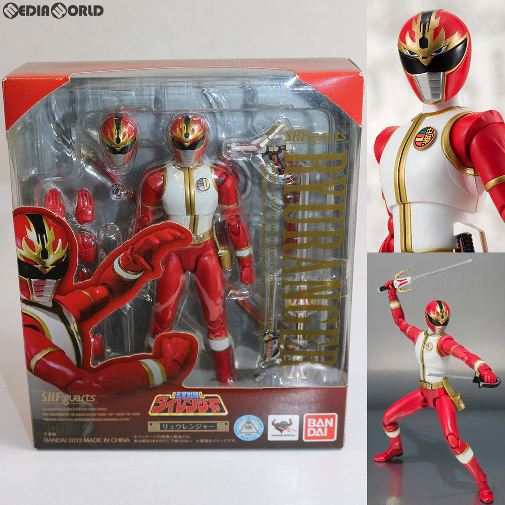 【中古即納】[FIG]S.H.Figuarts(フィギュアーツ) リュウレンジャー 五星戦隊ダイレンジャー 完成品 可動フィギュア  バンダイ(20130810)