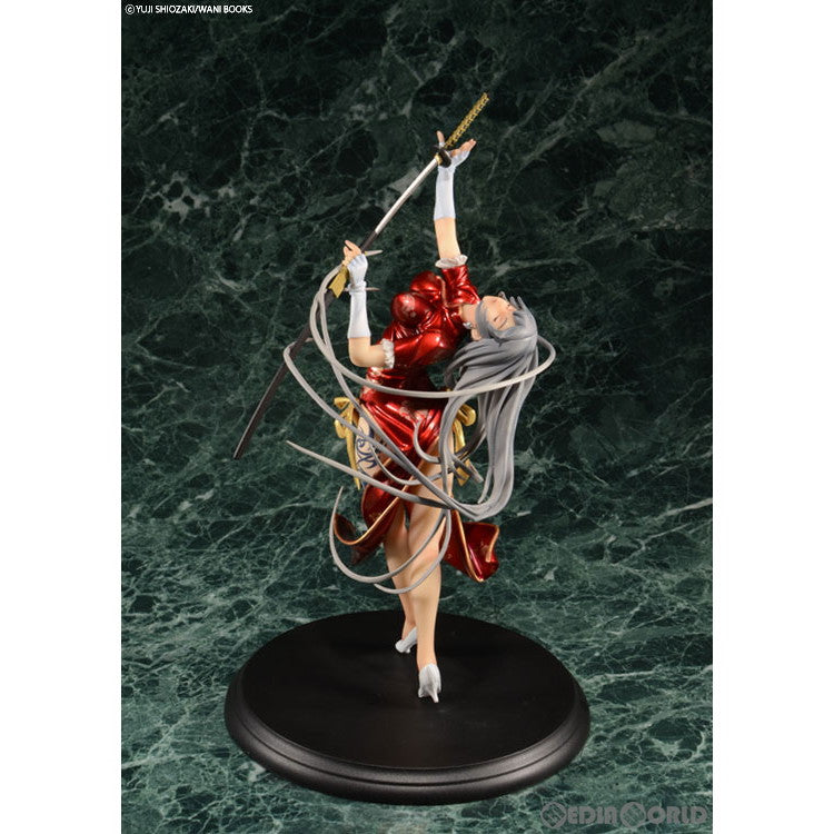 【中古即納】[FIG]あみあみ限定 趙雲子龍(ちょううんしりゅう) チャイナドレス-紅蓮ver.- 一騎当千 1/7 完成品 フィギュア  BEAT(ビート)(20120730)