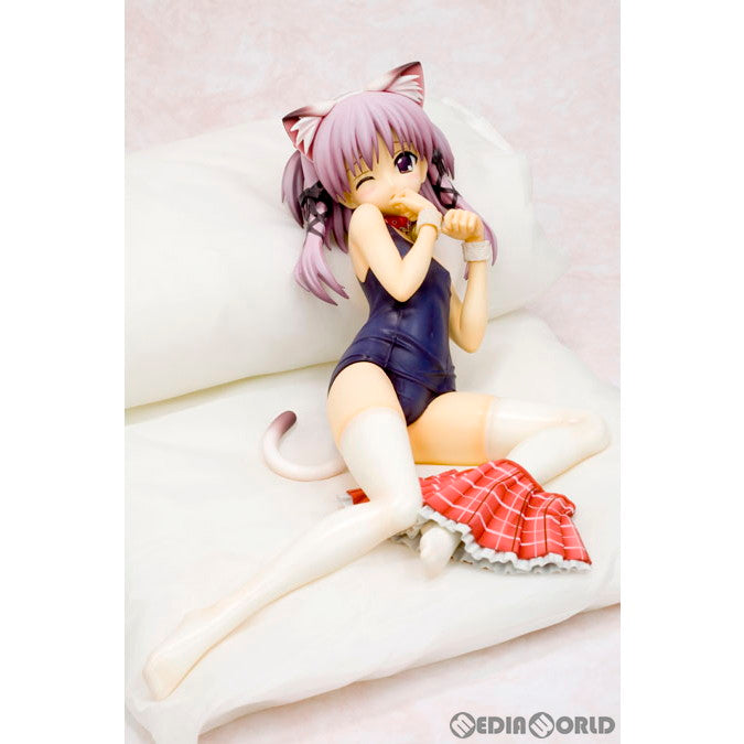 FIG]コトブキヤショップ限定 4-Leaves 菜々子(ななこ) ～ネコ耳スクール水着ver.～ 黒ネコ版 ToHeart2  AnotherDays(トゥハート2 アナザーデイズ) 1/5 完成品 フィギュア(PP282) コトブキヤ