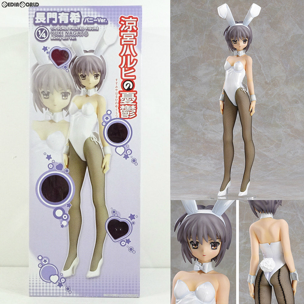 中古即納】[FIG]長門有希(ながとゆき) バニーVer. 涼宮ハルヒの憂鬱 1/4 完成品 フィギュア FREEing(フリーイング)