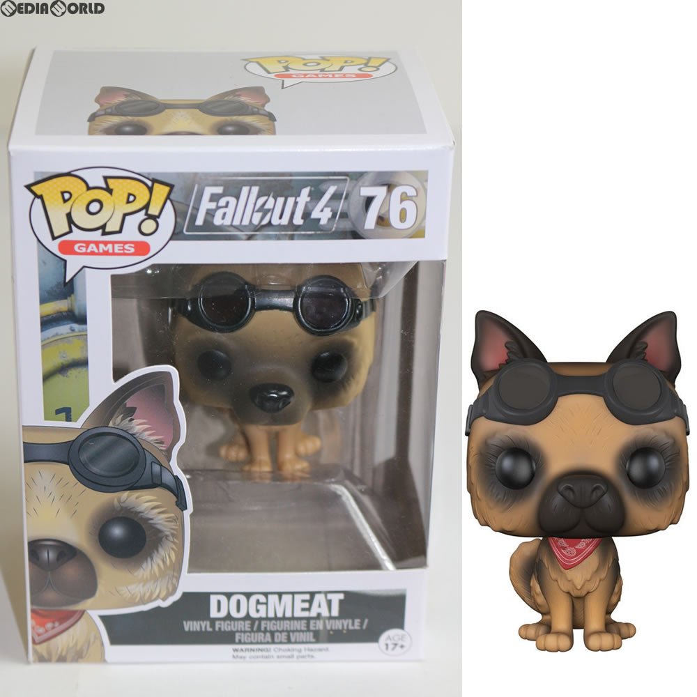 FUNKO POP! フォールアウト ドッグミート フィギュア Dogmeat Flocked #76 Funko Pop Games Fallout 4 GameStop
