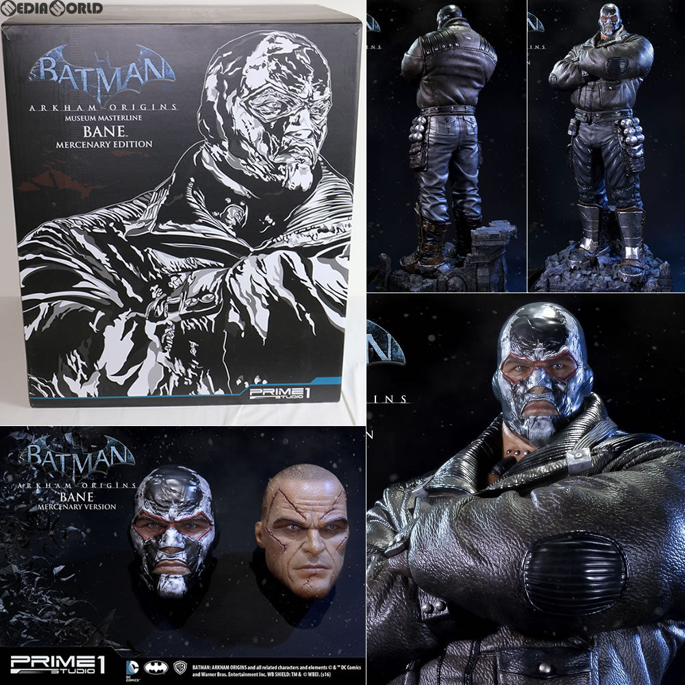 【中古即納】[FIG]ミュージアムマスターライン/ バットマン アーカム・ビギンズ ベイン 傭兵Ver. 1/3 ポリストーン スタチュー  フィギュア(MMDC-07M) プライム1スタジオ(20170713)