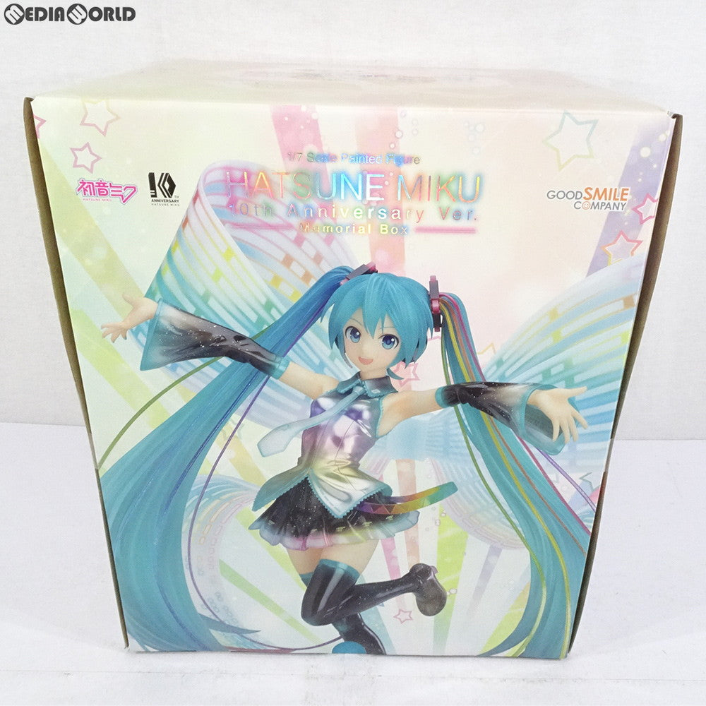 FIG]初音ミク 10th Anniversary Ver. Memorial Box キャラクター・ボーカル・シリーズ01 初音ミク 1/7 完成品  フィギュア 書籍 グッドスマイルカンパニー