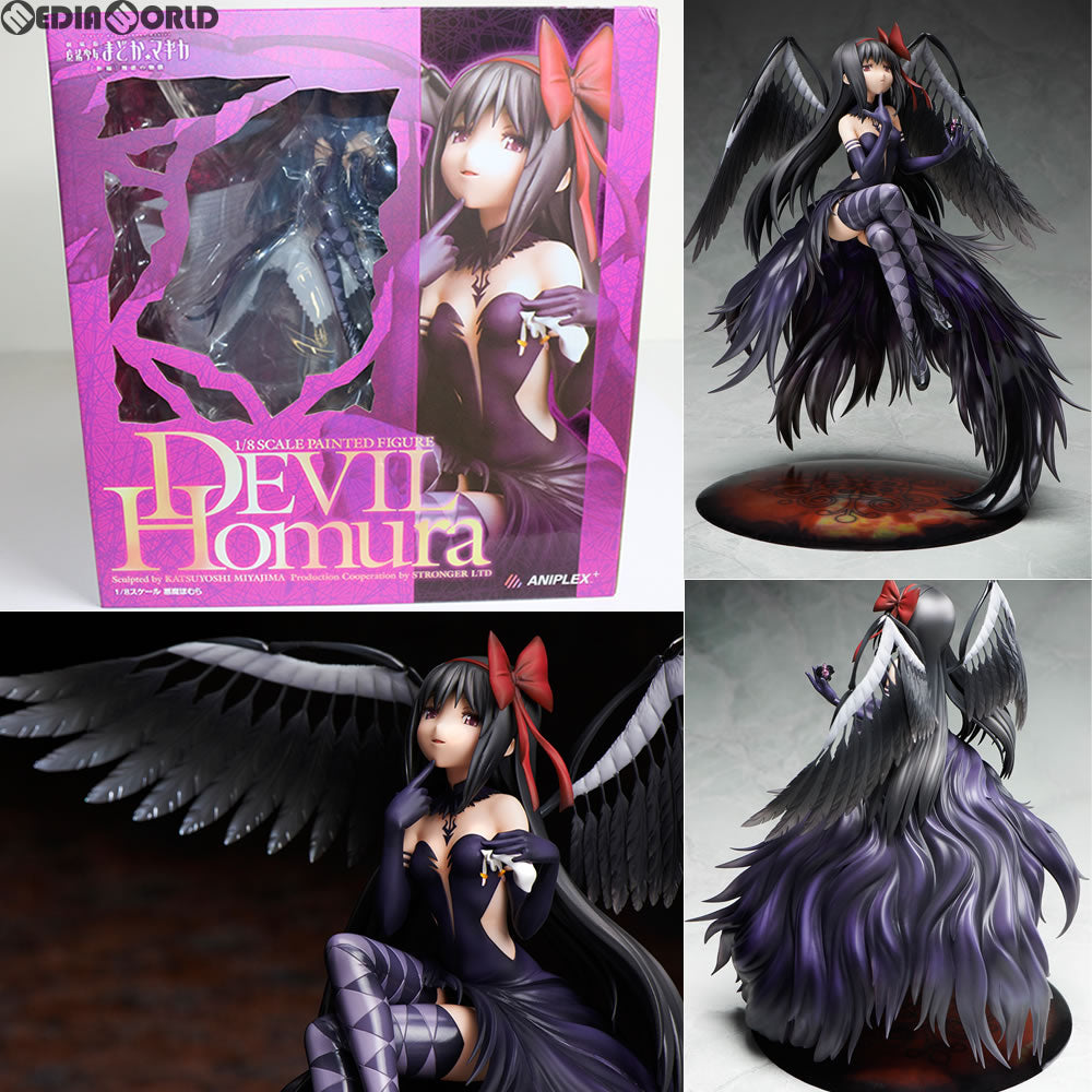 中古即納】[FIG]ANIPLEX+限定 悪魔ほむら 劇場版 魔法少女まどか☆マギカ[新編]叛逆の物語 1/8 完成品 フィギュア(PLUS-58)  アニプレックス