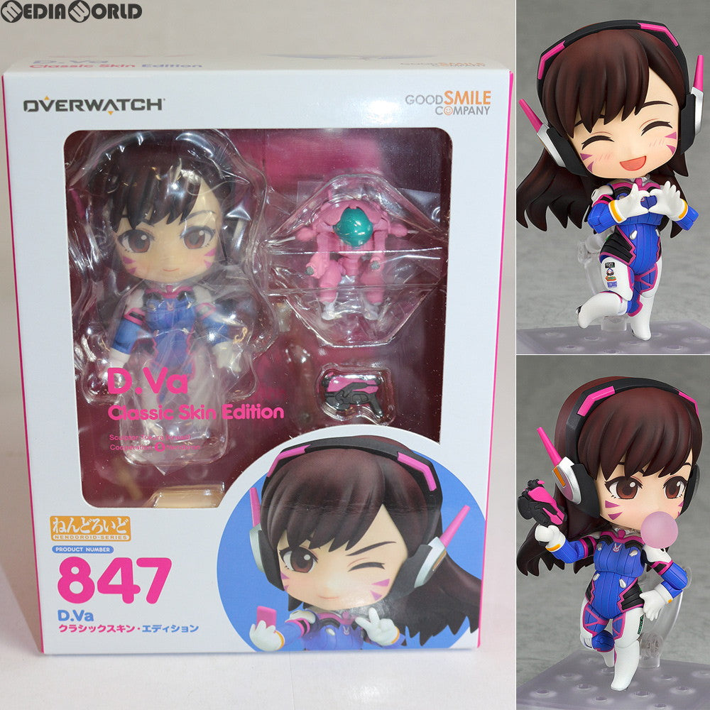 【中古即納】[FIG]ねんどろいど 847 D.Va(ディーバ) クラシックスキン・エディション オーバーウォッチ(Overwatch) 完成品  可動フィギュア グッドスマイルカンパニー(20180713)