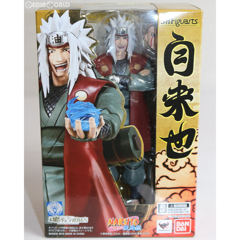 【中古即納】[FIG]魂ウェブ商店限定 S.H.Figuarts(フィギュアーツ) 自来也(じらいや) NARUTO-ナルト- 疾風伝 完成品  可動フィギュア バンダイ(20180126)