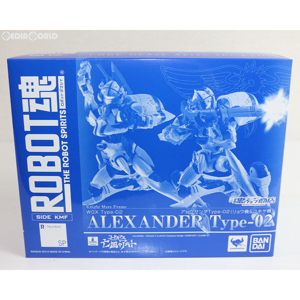 FIG]魂ウェブ商店限定 ROBOT魂(SIDE KMF) アレクサンダType-02(リョウ機&ユキヤ機) コードギアス 亡国のアキト 完成品  可動フィギュア バンダイ