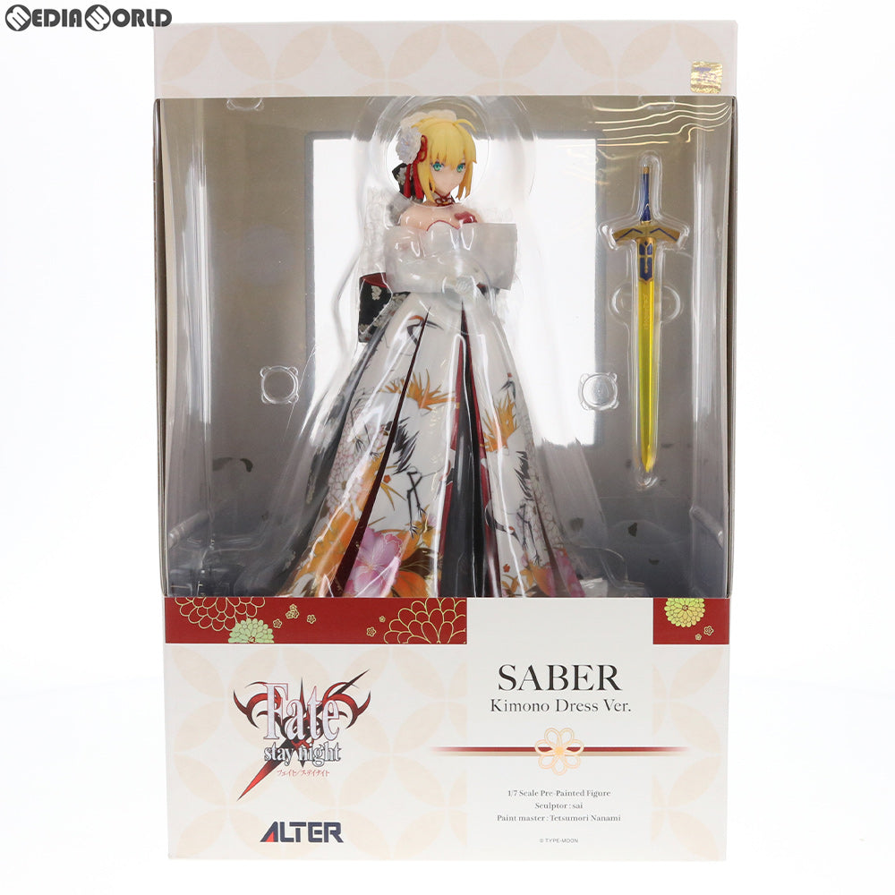 FIG]セイバー 着物ドレスVer. Fate/stay night(フェイト/ステイナイト) 1/7 完成品 フィギュア アルター
