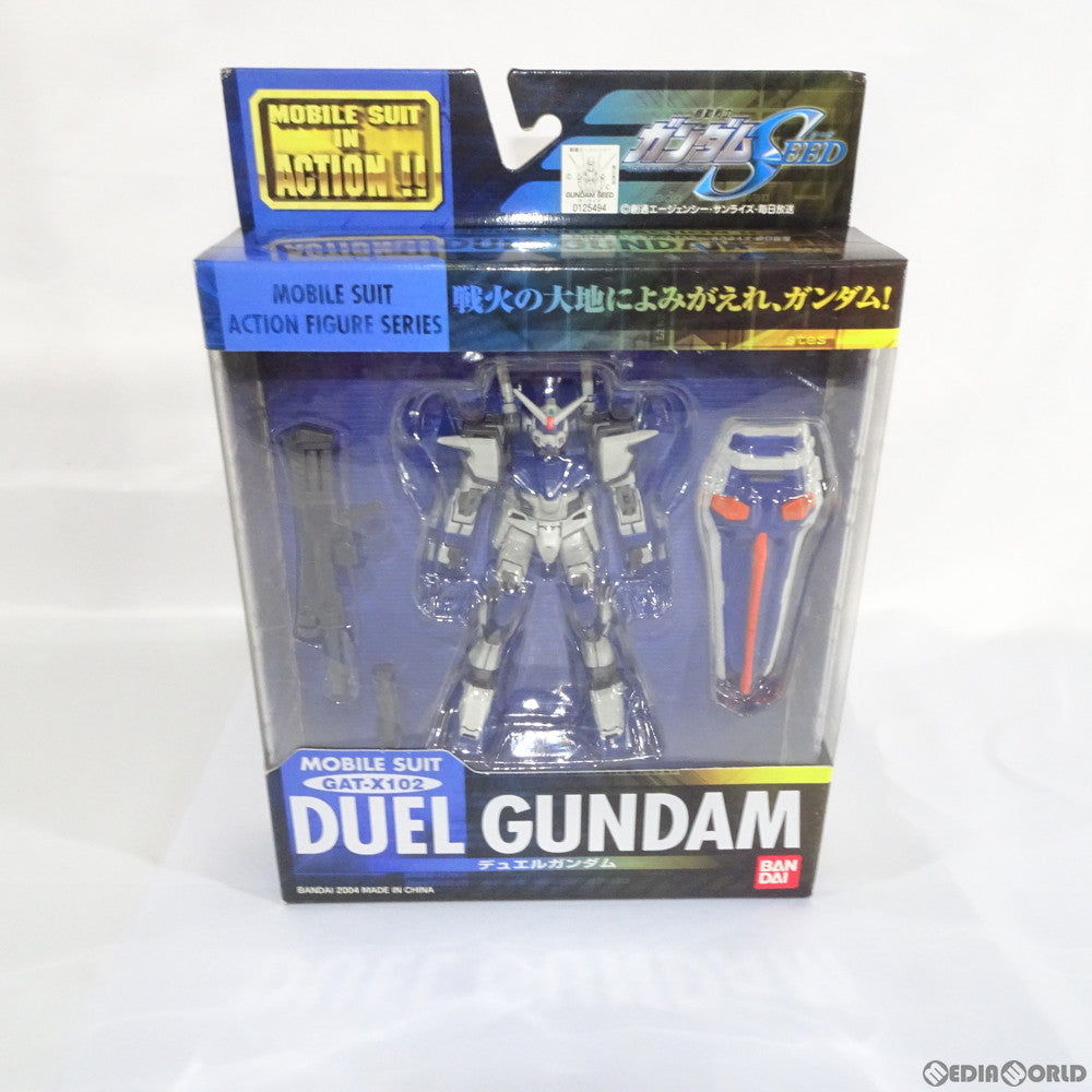 【中古即納】[FIG]MS IN ACTION!!(モビルスーツ・イン・アクション) GAT-X102 デュエルガンダム  機動戦士ガンダムSEED(シード) 完成品 可動フィギュア バンダイ(20041211)