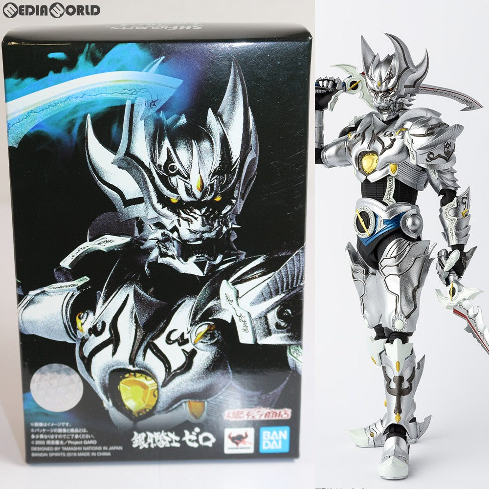 【中古即納】[FIG] 魂ウェブ商店限定 S.H.Figuarts(フィギュアーツ) 真骨彫製法 銀牙騎士ゼロ 牙狼-GARO-(ガロ) 完成品  可動フィギュア バンダイスピリッツ(20181123)