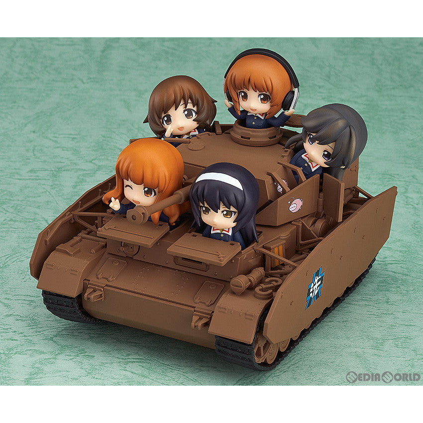 FIG]ねんどろいどもあ IV号戦車 D型改(H型仕様)+ねんどろいどぷち あんこうチーム ガールズ&パンツァー 完成品 可動フィギュア  グッドスマイルカンパニー