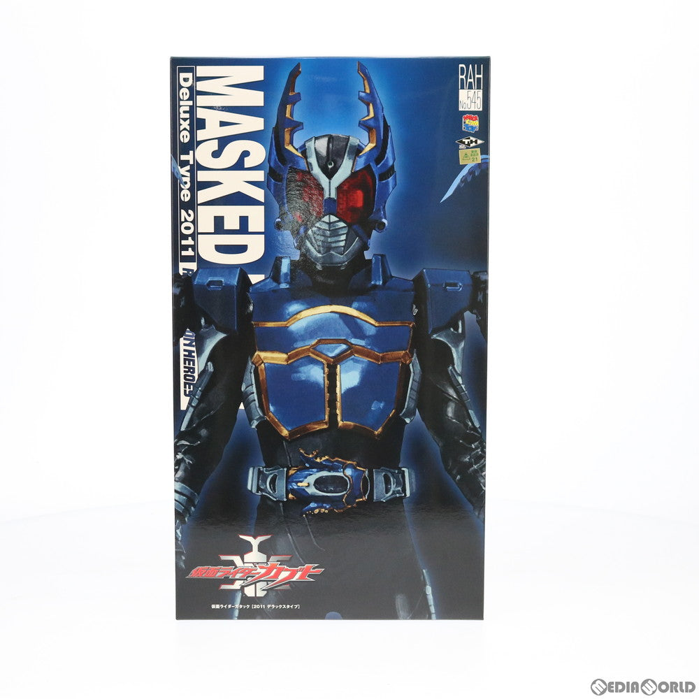 【中古即納】[FIG]リアルアクションヒーローズ No.545 RAH 仮面ライダーガタック(ライダーフォーム) 仮面ライダーカブト 完成品  可動フィギュア タイムハウス/メディコム・トイ(20111231)