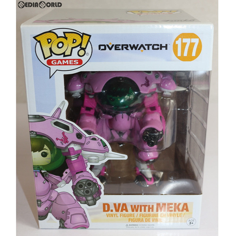 FIG]POP! GAMES 177 D.VA WITH MEKA(ディーバ with メカ) オーバーウォッチ(Overwatch) 完成品  フィギュア(海外流通版) FUNKO(ファンコ)