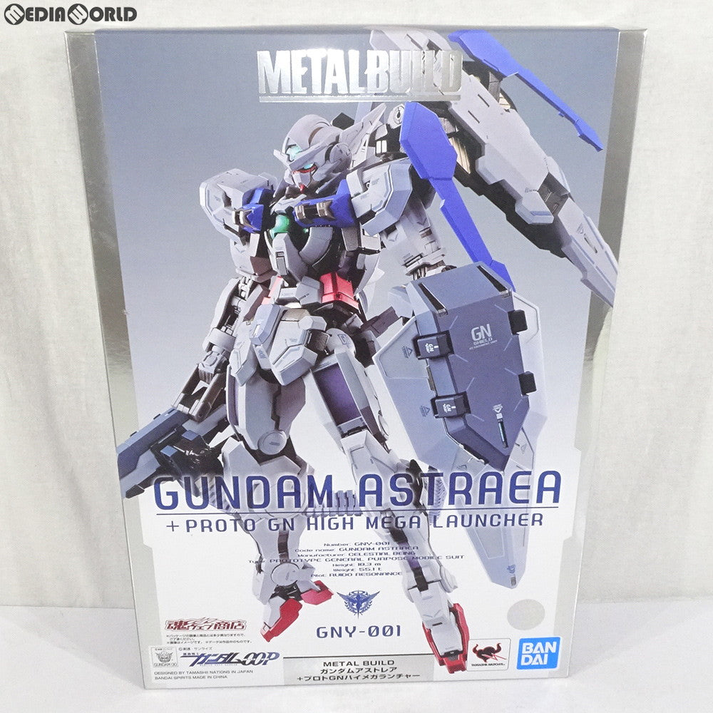 FIG]魂ウェブ商店限定 METAL BUILD ガンダムアストレア+プロトGNハイメガランチャー 機動戦士ガンダム00P(ダブルオーピー) 完成品  可動フィギュア バンダイスピリッツ