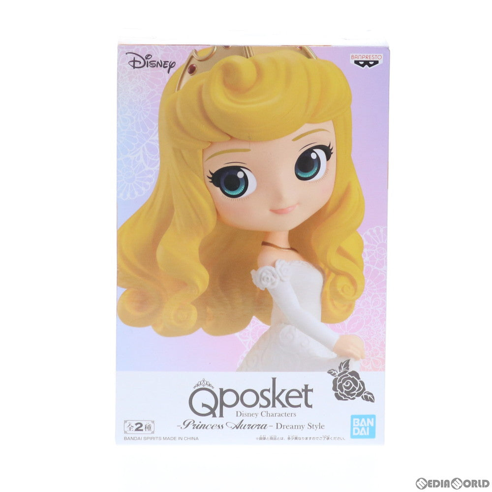 【中古即納】[FIG]オーロラ姫(白ドレス) Q posket Disney Characters -Princess Aurora- Dreamy  Style 眠れる森の美女 フィギュア プライズ(82124) バンプレスト(20200531)