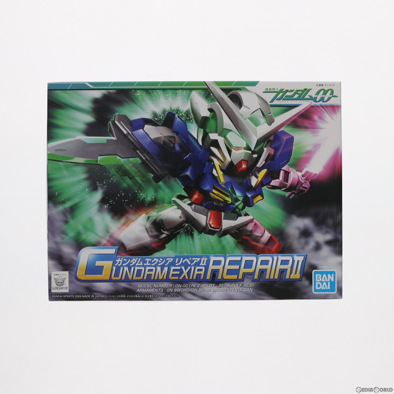 【中古即納】[PTM] SDガンダム BB戦士 334 GN-001REII ガンダムエクシアリペアII 機動戦士ガンダム00(ダブルオー)  プラモデル(5060684) バンダイスピリッツ(20200630)